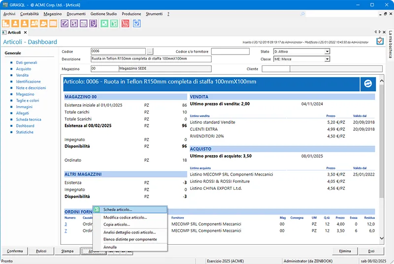 girasql-gestionale GiraSQL software gestionale