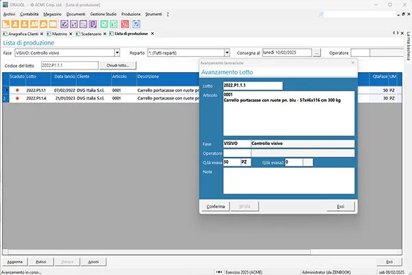 modulo-produzione Modulo produzione GiraSQL